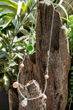 Pink Jasper and Sterling Silver Necklace