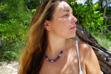 Lapis Lazuli and Sterling Silver Choker Necklace